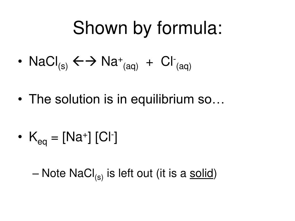 Ksp value of NaCl? Science & Spaceflight Kerbal Space.