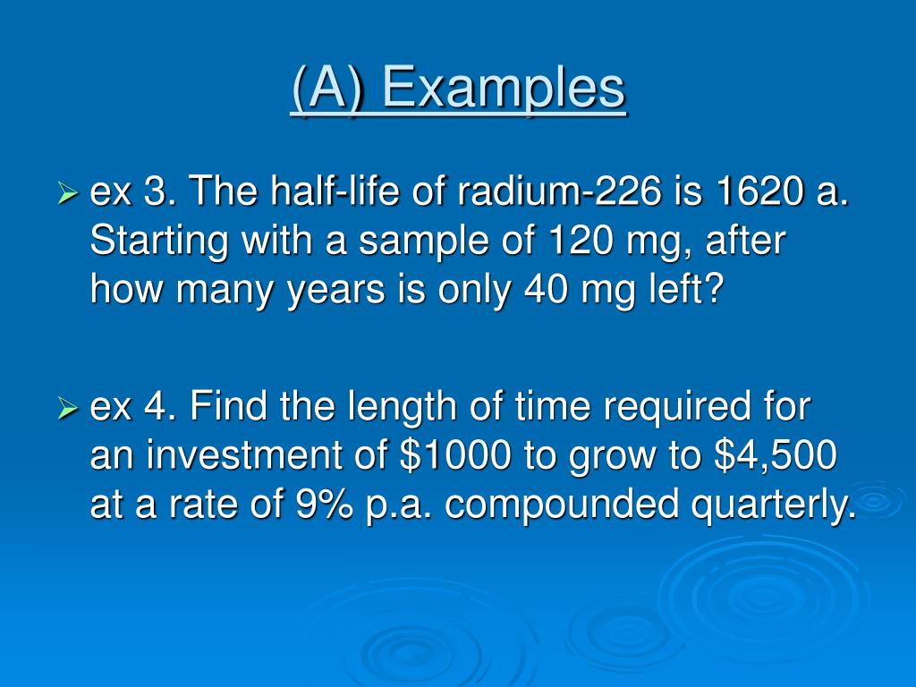 PPT - ELF.01.8 – Solving Word Problems Using Logarithms PowerPoint