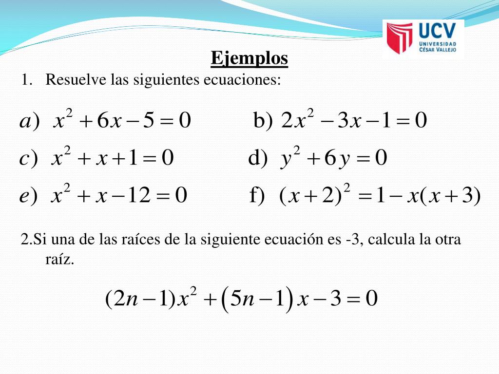 PPT Ecuaciones Cuadráticas y Aplicaciones PowerPoint