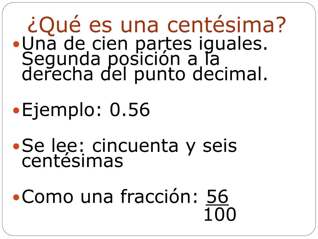 PPT Valor posicional de los decimales PowerPoint Presentation, free
