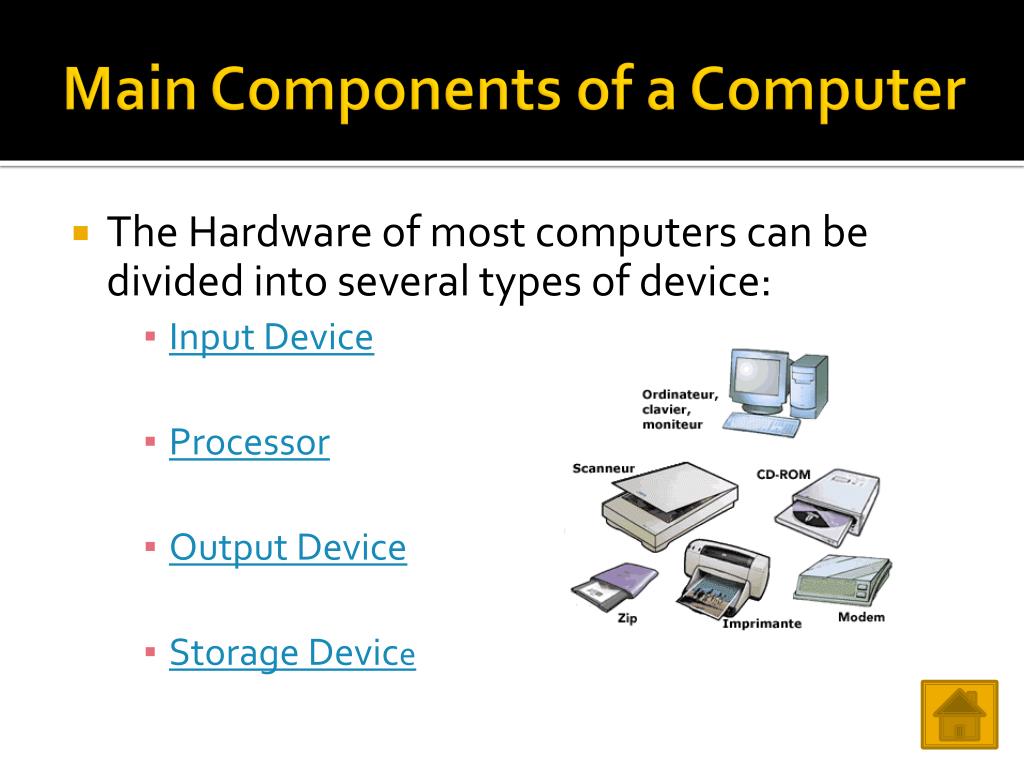 PPT Types and Components of the Computer System PowerPoint