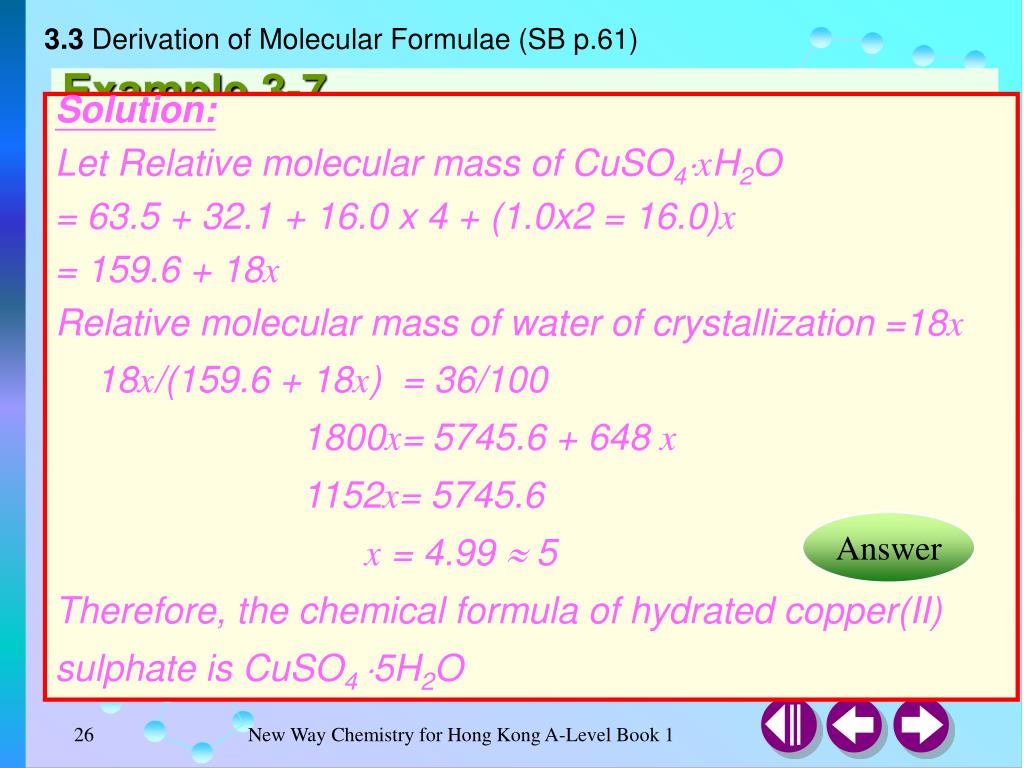 Molar Mass of Hydrated Copper Sulfate