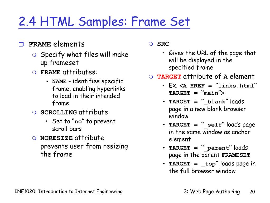 PPT Lecture 4 HTML PowerPoint Presentation, free download ID6008318