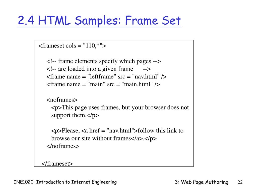 PPT Lecture 4 HTML PowerPoint Presentation, free download ID6008318
