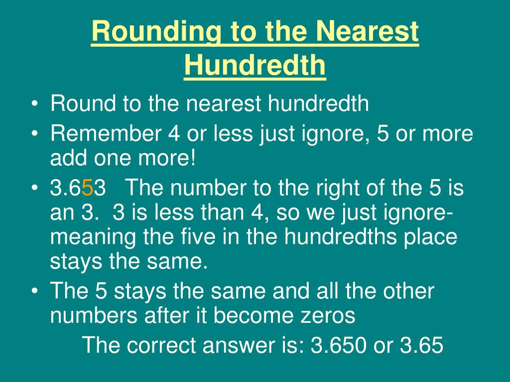 PPT 4.4 Estimating with Decimals PowerPoint Presentation, free