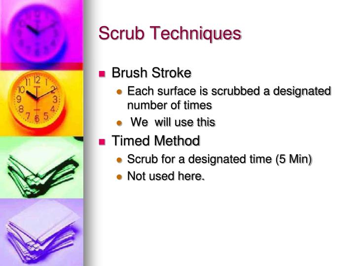 PPT The Surgical Scrub PowerPoint Presentation ID6009409
