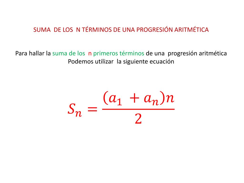 PPT Progresion ARITMETICA PowerPoint Presentation, free download ID