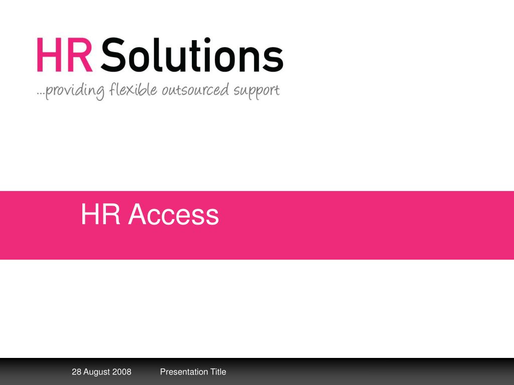 PPT HR Access PowerPoint Presentation, free download ID6010055