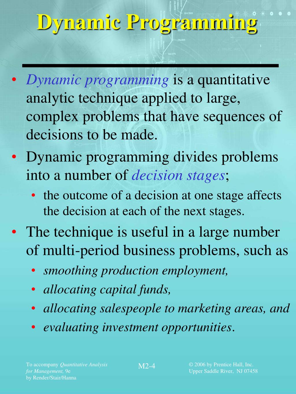 PPT Module 2 Dynamic Programming PowerPoint Presentation, free