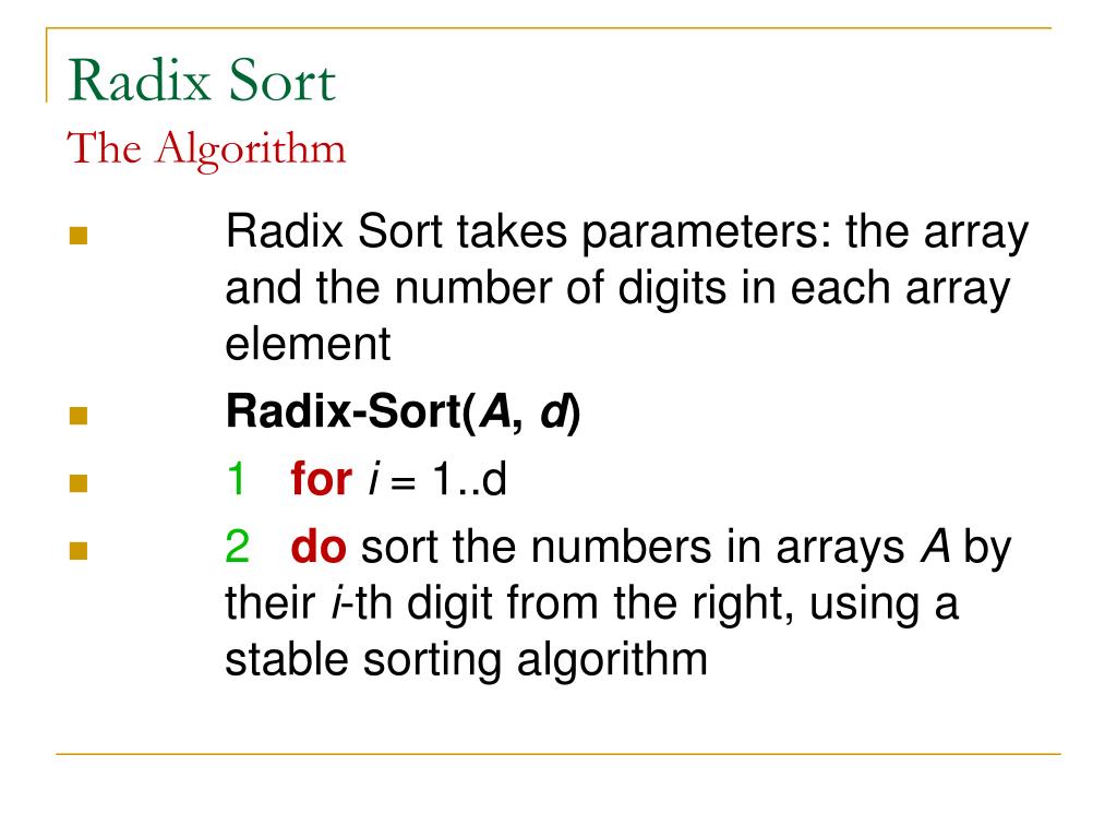 PPT Sorting in Linear Time PowerPoint Presentation, free download