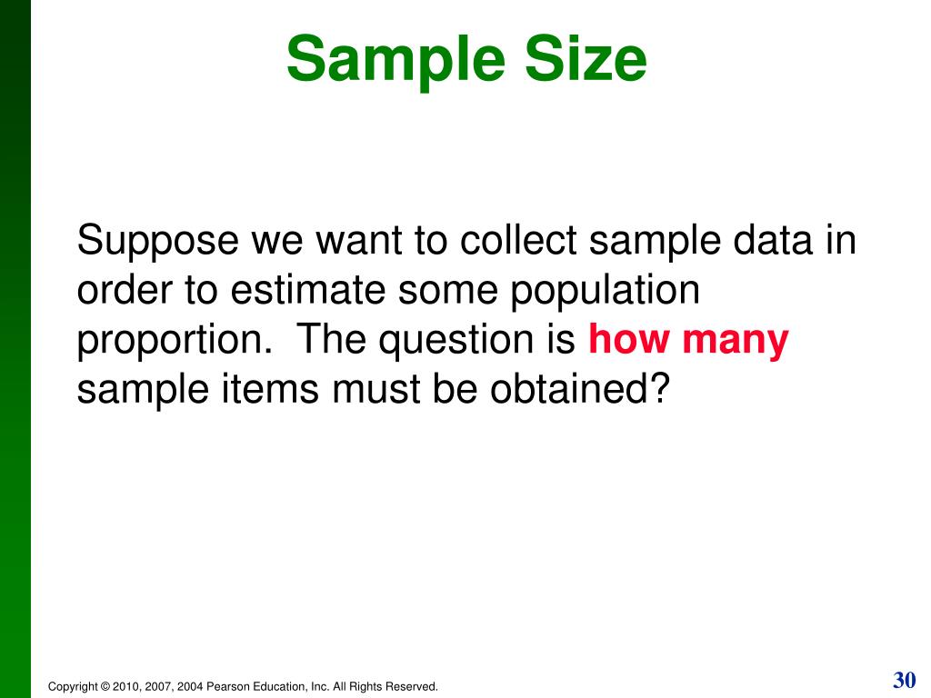 PPT Chapter 7 Confidence Intervals and Sample Sizes PowerPoint