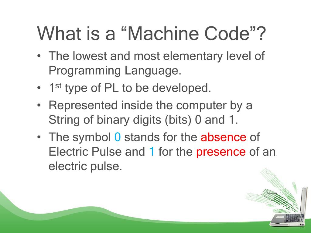 PPT Binary Numbers & Machine Code PowerPoint Presentation, free
