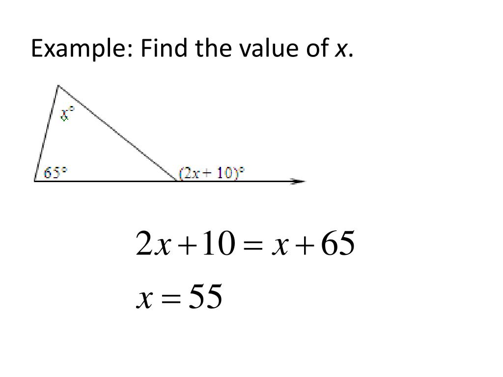 PPT Honors Geometry Section 3.5 Triangle Sum Theorem