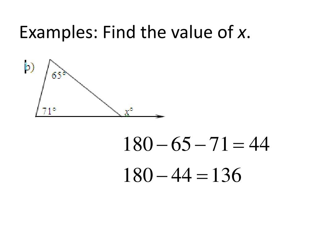 PPT Honors Geometry Section 3.5 Triangle Sum Theorem