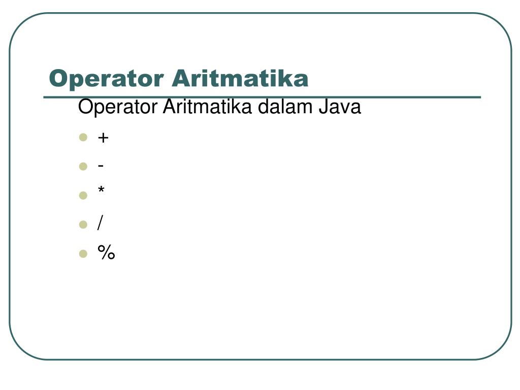 PPT PEMROGRAMAN JAVA PowerPoint Presentation, free download ID6017332