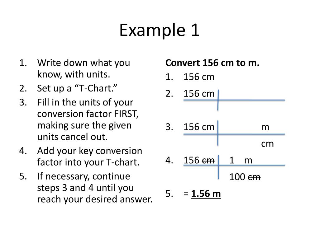How To Convert M To Cm Step By Step