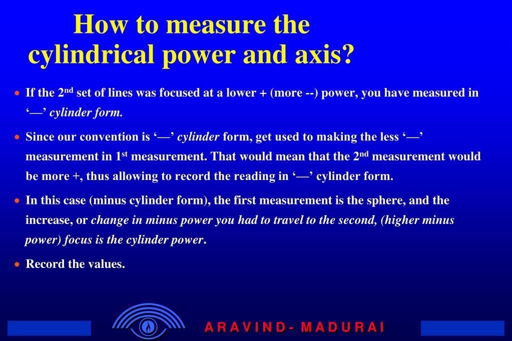 PPT Measurement of lens power by Lensometer PowerPoint Presentation