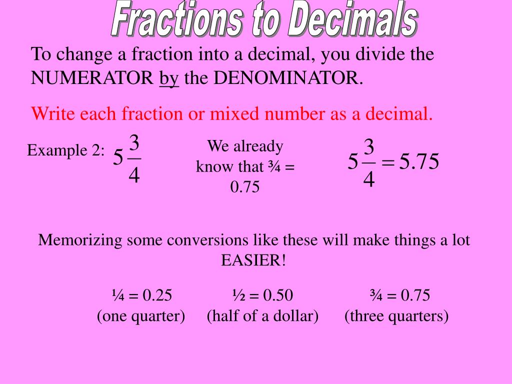 PPT FRACTIONS, DECIMALS & PERCENTS OH MY! PowerPoint Presentation