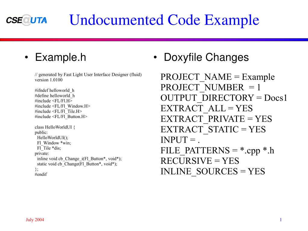 PPT Doxygen A Code Documentation System PowerPoint Presentation, free