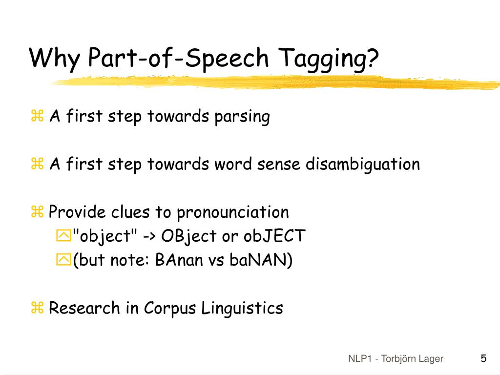 PPT PartofSpeech Tagging PowerPoint Presentation, free download