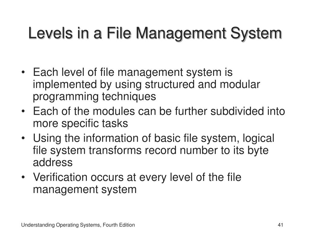 PPT Chapter 8 File Management PowerPoint Presentation, free download