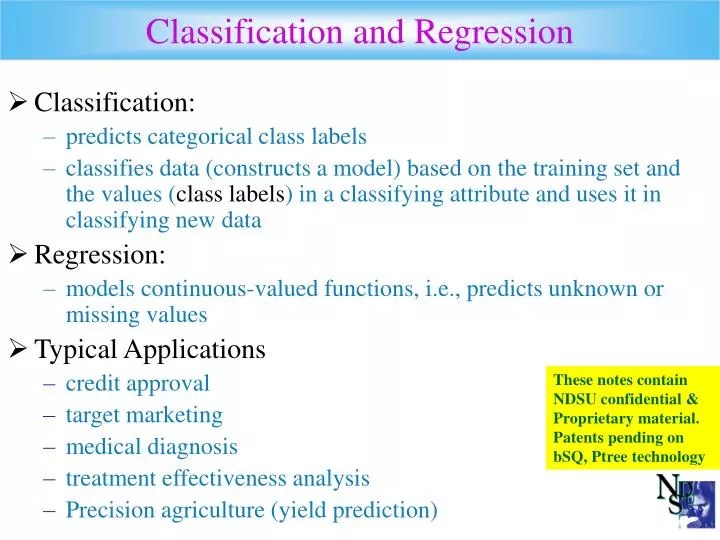 PPT Classification and Regression PowerPoint Presentation, free download ID6030881