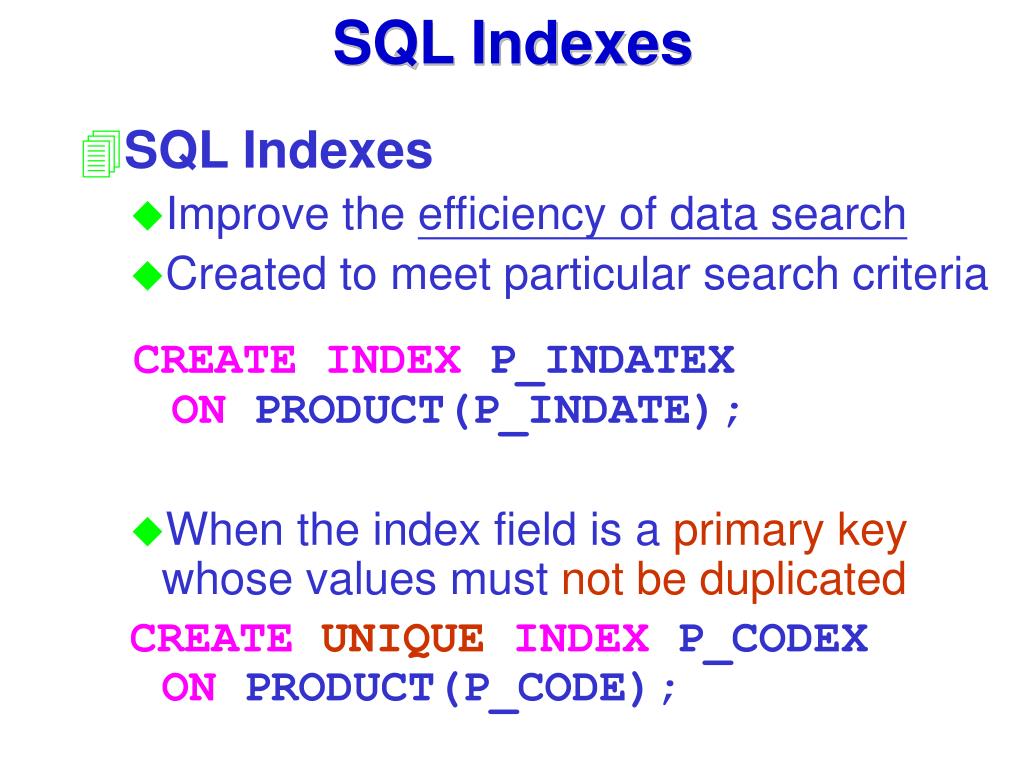 PPT Chapter 7 Introduction to Structured Query Language (SQL