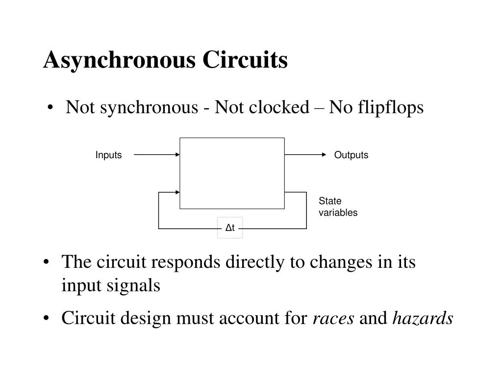 PPT - Asynchronous Sequential Circuits aka ‘Feedback sequential