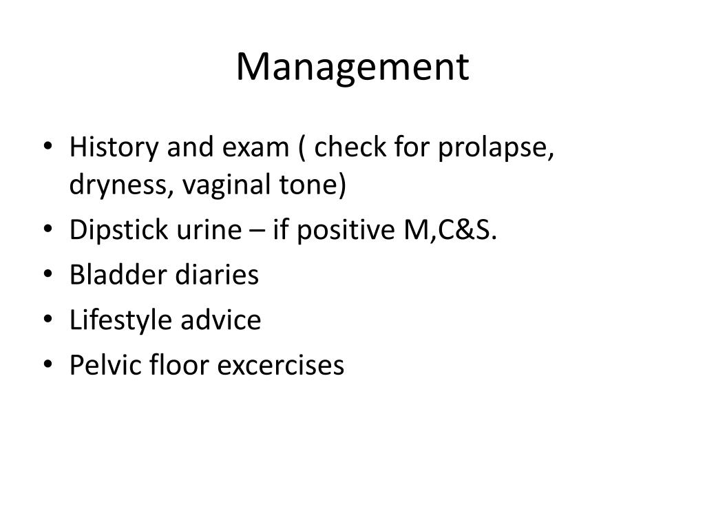 PPT Urinary Incontinence in women PowerPoint Presentation, free