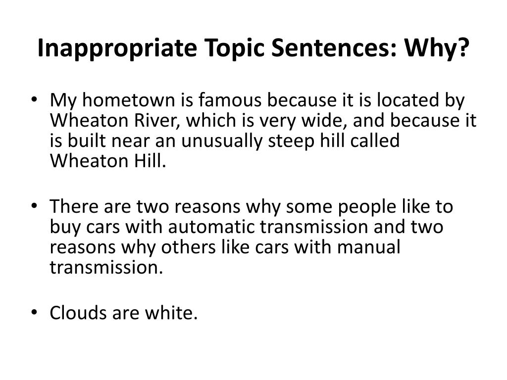 PPT Elements of a Paragraph The Basic Unit of