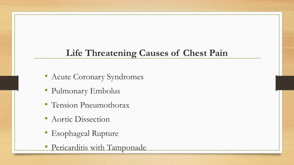 PPT Chest Pain PowerPoint Presentation, free download ID6039641