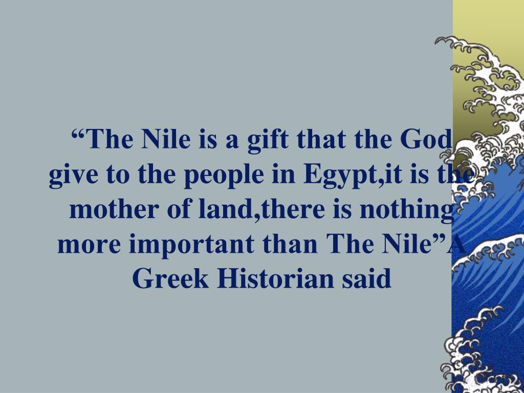 PPT The Nile PowerPoint Presentation, free download ID6042425