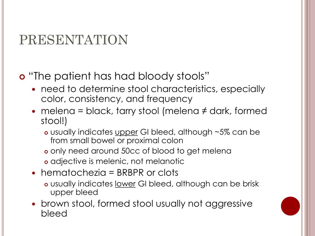PPT GI BLEEDING PowerPoint Presentation, free download ID6042929
