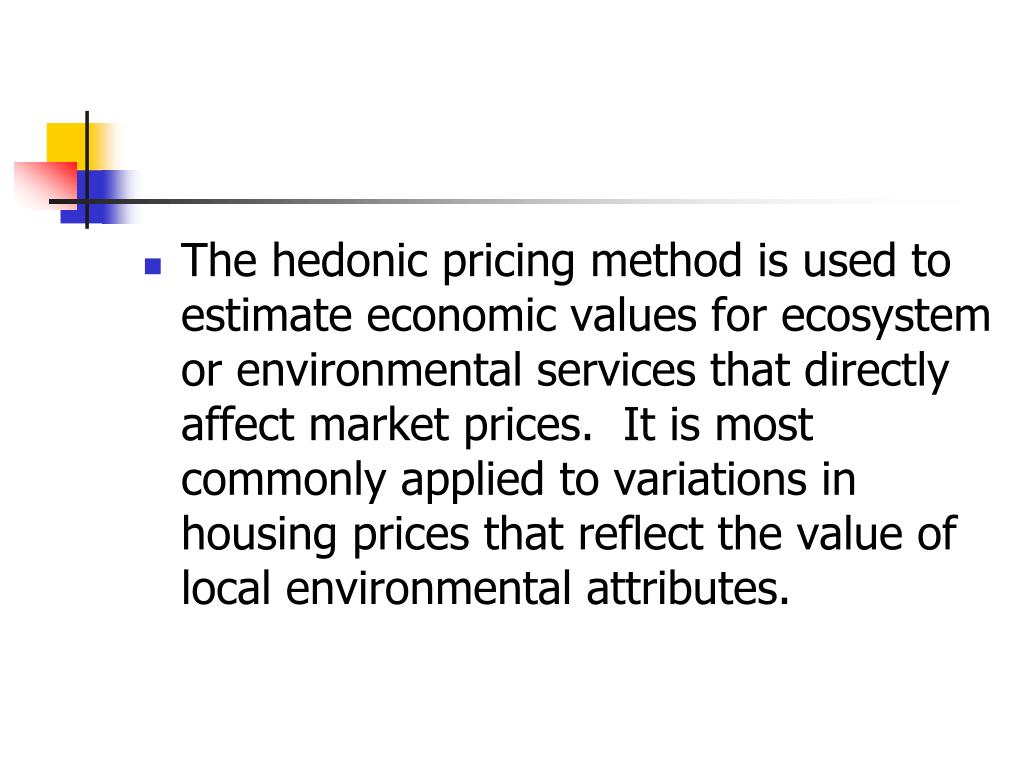 PPT HEDONIC PRICING PowerPoint Presentation, free download ID6043643