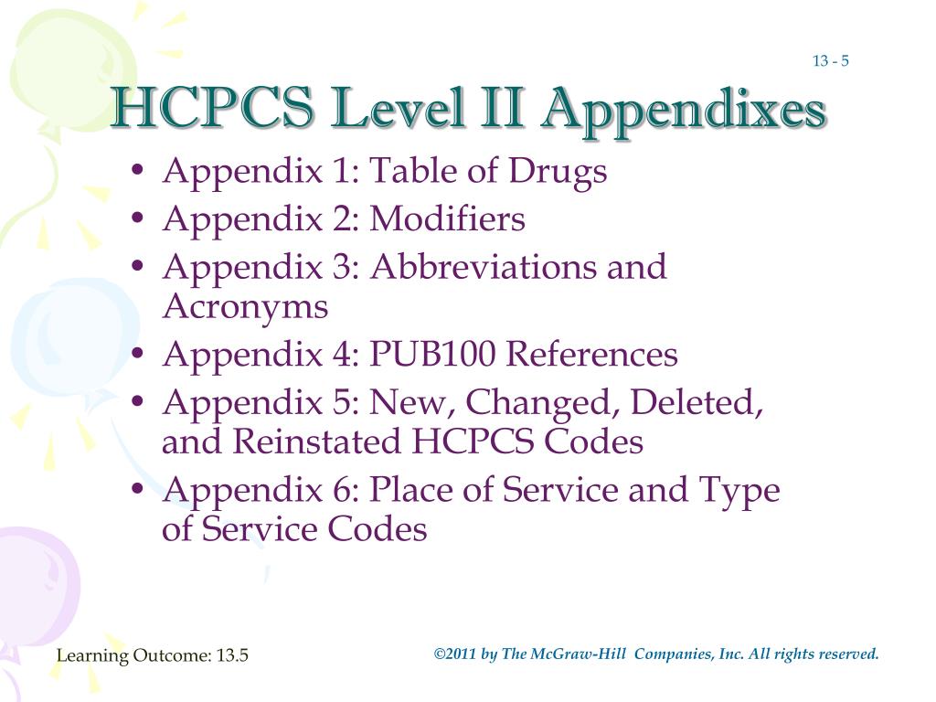 PPT Chapter 13 HCPCS Level II Coding PowerPoint Presentation, free