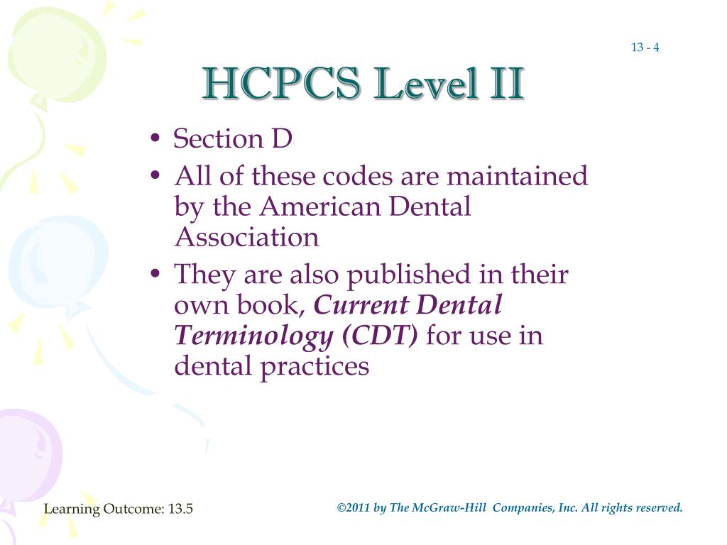 PPT Chapter 13 HCPCS Level II Coding PowerPoint Presentation, free