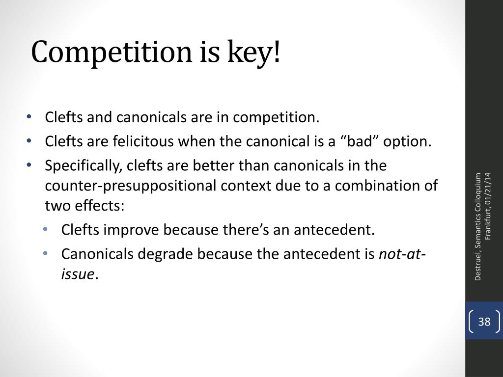 PPT Contrast in cleft sentences PowerPoint Presentation, free