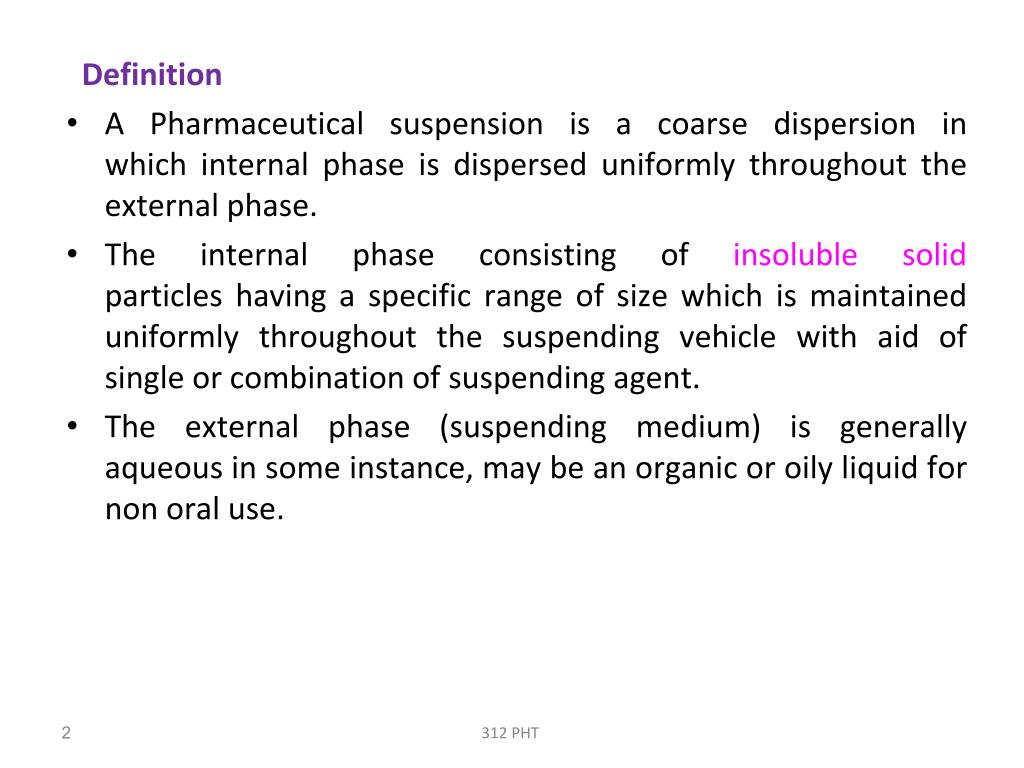 PPT Pharmaceutical suspension Dr. Nd. Harun Ar Rashid Pharmacy, NUB