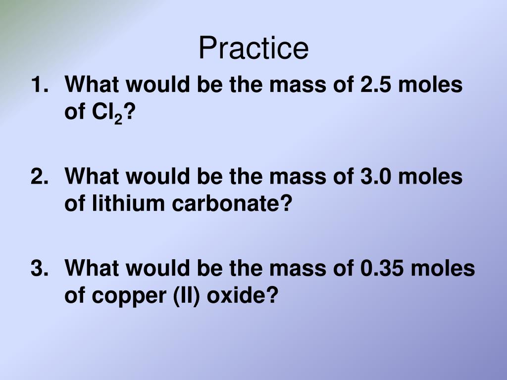 PPT The Chemistry Mole PowerPoint Presentation, free download ID