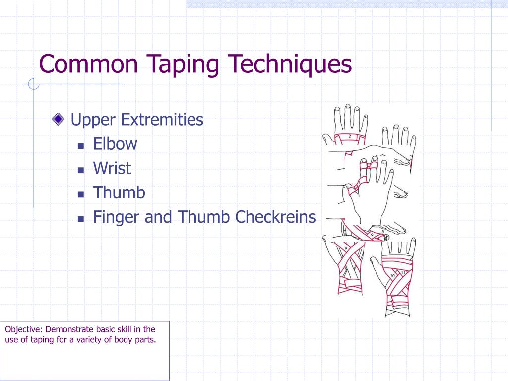 PPT Bandaging and Taping Techniques PowerPoint Presentation, free