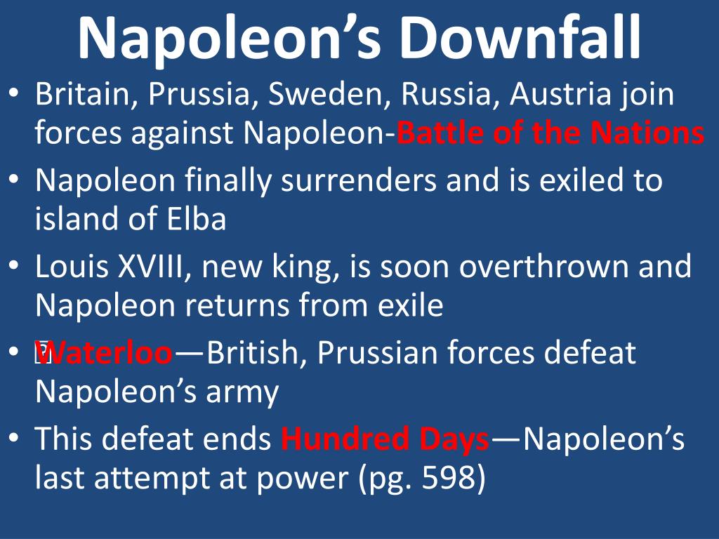 PPT Napoleon’s Rise and Fall Unit 5, SSWH 14 C PowerPoint