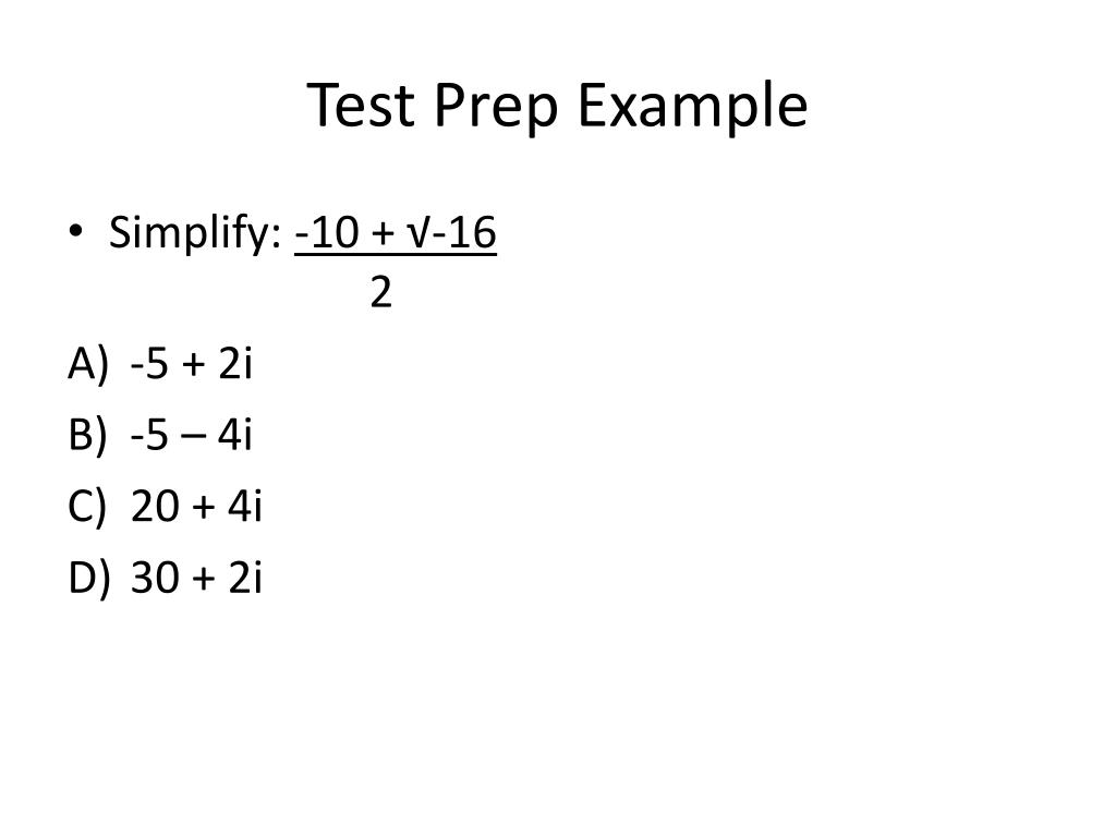 PPT Imaginary Numbers PowerPoint Presentation, free download ID6051999