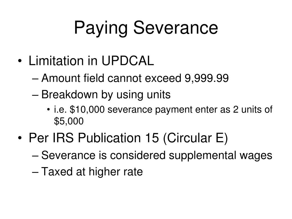 PPT Deduction Withholding Order Adjusting Tax Withholding Severance