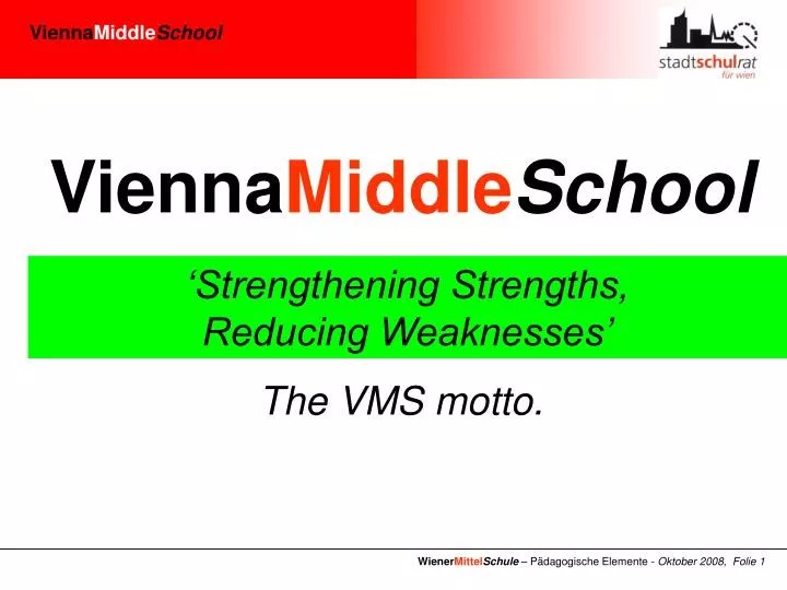 PPT Vienna Middle School PowerPoint Presentation, free download ID