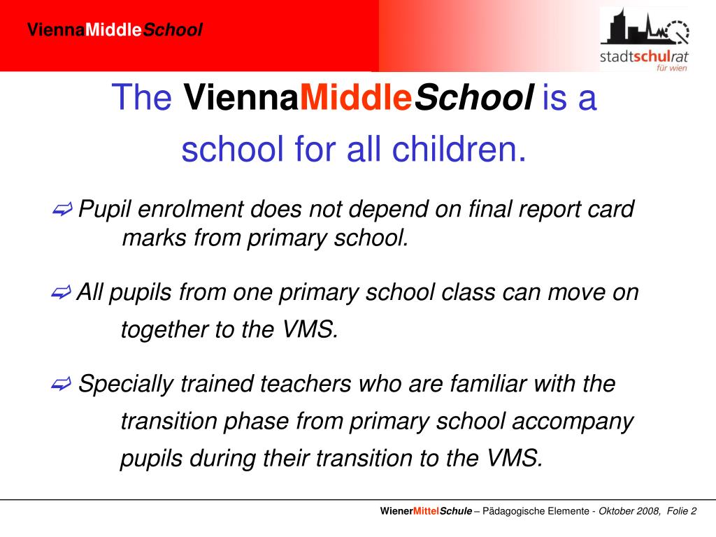 PPT Vienna Middle School PowerPoint Presentation, free download ID
