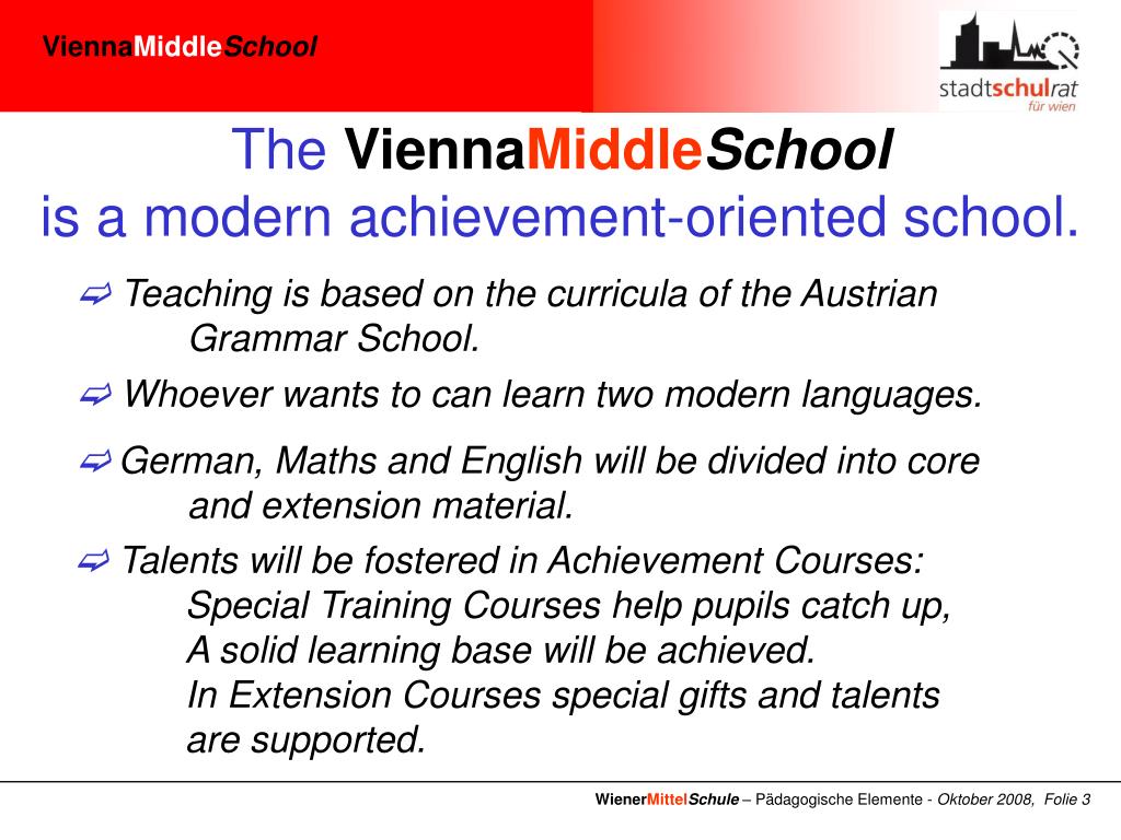 PPT Vienna Middle School PowerPoint Presentation, free download ID