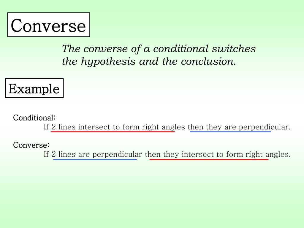 PPT Conditional & Biconditional Statements PowerPoint Presentation