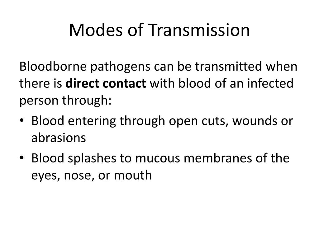 PPT Bloodborne Pathogens Training for School Staff PowerPoint