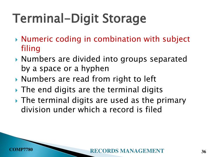 😂 Terminal digit filing order. What Are Numerical Filing Systems?. 2019