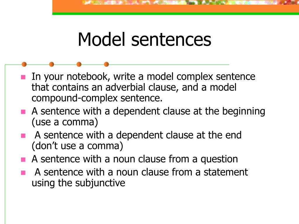 PPT Making Complex Sentences PowerPoint Presentation, free download